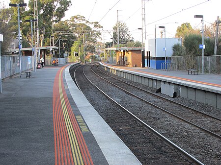 Glenbervie station platforms