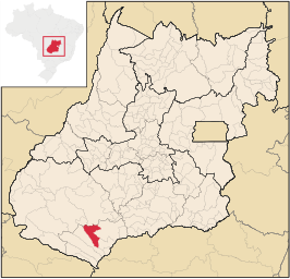 Kaart van Cachoeira Alta