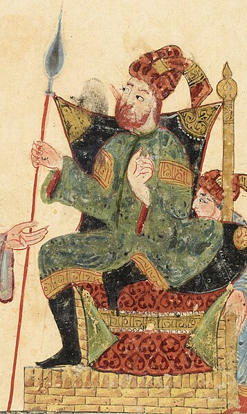 File:Governor of Rahba. Maqamat of al-Hariri, Baghdad 1237.jpg