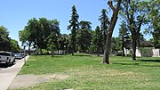 View north-east from the corner of Needham and Park Avenues.