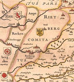 Графство Ритберг, 1650 г.