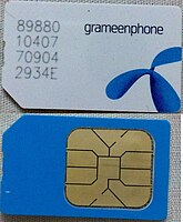 Grameenphone's SIM card