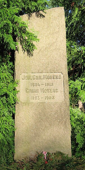 File:Grave of swedish professor Johan Christian Moberg.jpg