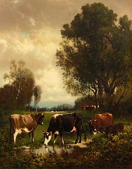 Grazing Cows, 1879