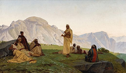 A Bedouin Musician, 1859, private collection