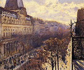 Gustave Caillebotte, Boulevard des Italiens (por volta de 1880).