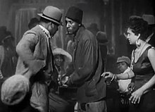 Hallelujah (1929). L to R: William Fountaine, Daniel L Haynes, Nina Mae McKinney Hallelujah (1929) trailer 2.jpg