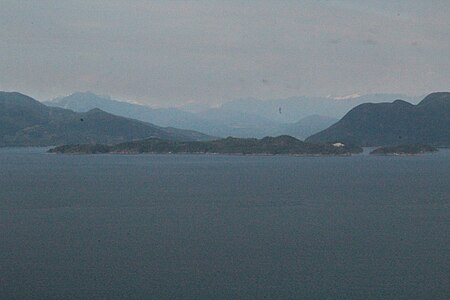 Hardy Island from air