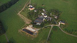 Aerial view of the Hennef district of Depensiefen