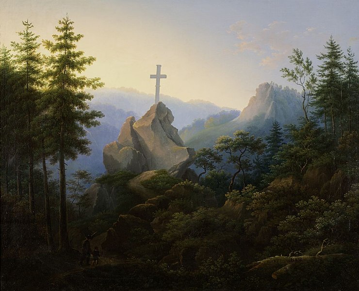 File:Hermann Josef Neefe - Der Ilsenstein am Fuße des Brockens im Harzgebirge - 7914 - Kunsthistorisches Museum.jpg