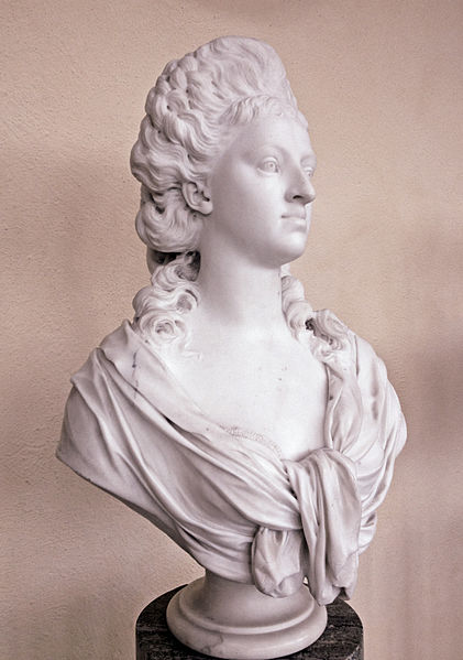 File:Hertiginnan Hedvig Elisabeth Charlotta av Holstein-Gottorp av Johan Tobias Sergel ca 1791 i Orangerimuseet.JPG