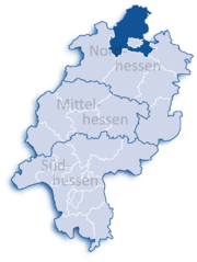 Kassel na mapie
