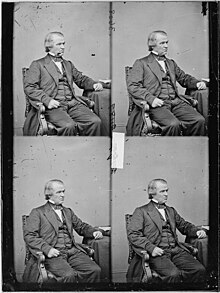 "Hon. Andrew Johnson, Tenn." photographed by Mathew Brady sometime during the American Civil War Hon. Andrew Johnson, Tenn. President, U.S - NARA - 527099.jpg