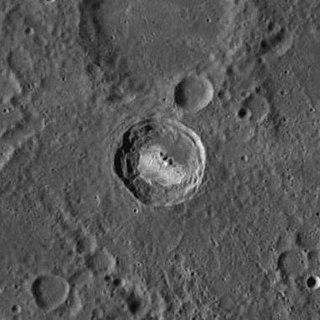 <span class="mw-page-title-main">Hopper (crater)</span> Crater on Mercury