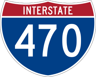 <span class="mw-page-title-main">Interstate 470 (Ohio–West Virginia)</span> Highway in Ohio and West Virginia