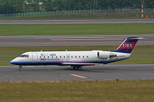 IBEX Airlines Bombardier CRJ100LR at Sapporo-New Chitose Airport, Hokkaido, Japan. (2007)