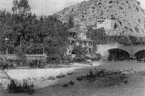 The Meerut Division at Nahr al-Kalb (Dog river) in Lebanon, October 1918