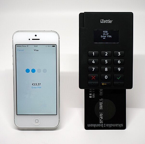 File:IZettle chip and PIN payment terminal.jpeg