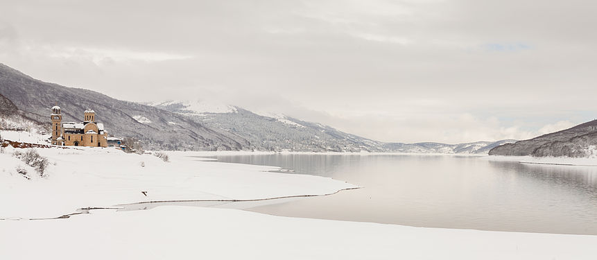 St Nicholas Church, Mavrovo Lake