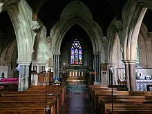 Interior of St Audries church Interior of Church of St Etheldreda, West Quantoxhead.jpg