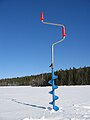 A basic ice auger