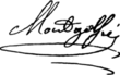 signature de Jacques-Étienne Montgolfier