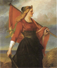 Baumann's Mother Denmark painting from 1851 Jerichau-Baumann - Danmark 1851.png