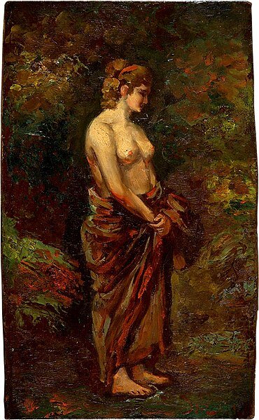 File:Jeune femme dénudée en Automne d'Adolphe Joseph Thomas Monticelli.jpeg
