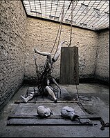 Jiří Sozanský, Valdice prison yard (1990)