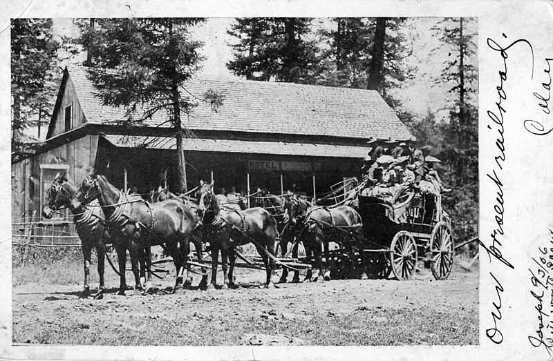 File:Joseph & Elgin Stage Co. at Canyon House, Wallowa Co., OR (22728742846).jpg