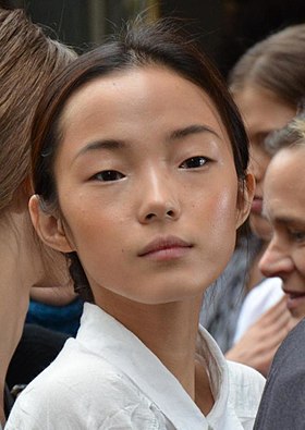 Xiao Wen Ju en el show de DKNY en 2011.