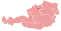 Location of Linz
