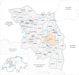 Karte von Madiswil