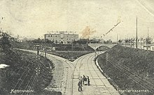 Railway line in Denmark at the turn of the 1900s Kbh ingenioerkasernen.jpg