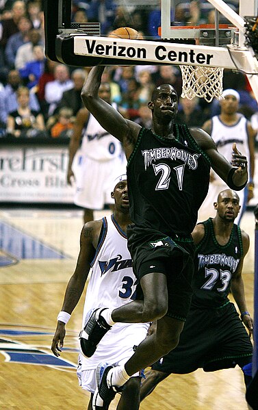 Kevin Garnett played for the Timberwolves from 1995 to 2007 before returning in 2015.