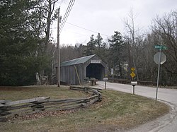 Kingsley Covered Bridge, East Clarendon, Vermont.jpg