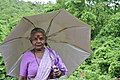 Kokani lady during rains