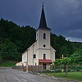 Čeština: Kostel Neposkvrněného početí Panny Marie, Červený Kameň, okres Ilava