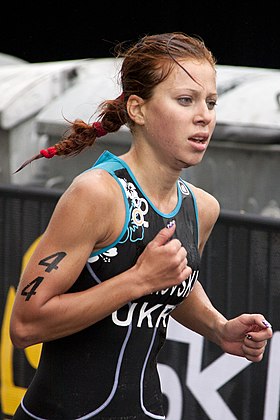 Ksenija Lewkowska bei der U23-Weltmeisterschaft in Budapest, 2010