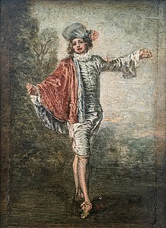 <i>LIndifférent</i> Painting by Antoine Watteau