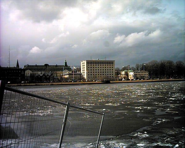 View towards the Jönköping County Administrative Board headquarters in Jönköping.