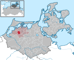 Lüdershagen - Carte