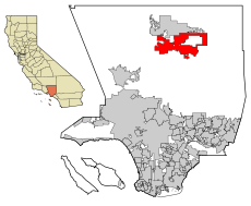 LA County Incorporated Areas Palmdale highlighted.svg