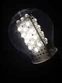 Llum LED amb rosca E27, intercanviable amb els llums incandescents