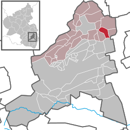 Kaart van Laumersheim