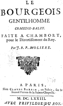 Le Bourgeois Gentilhomme, Molière, couverture.png
