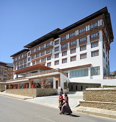 The Le Méridien Thimphu is part of Bhutan's burgeoning tourism industry.