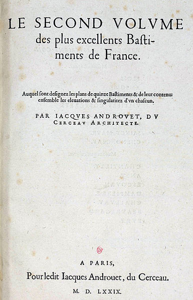 File:Le second volume des plus excellents Bastiments de France - Title page - INHA 2005.jpg