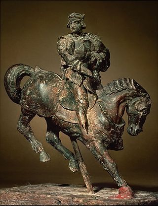 <i>Horse and Rider</i> (wax sculpture)