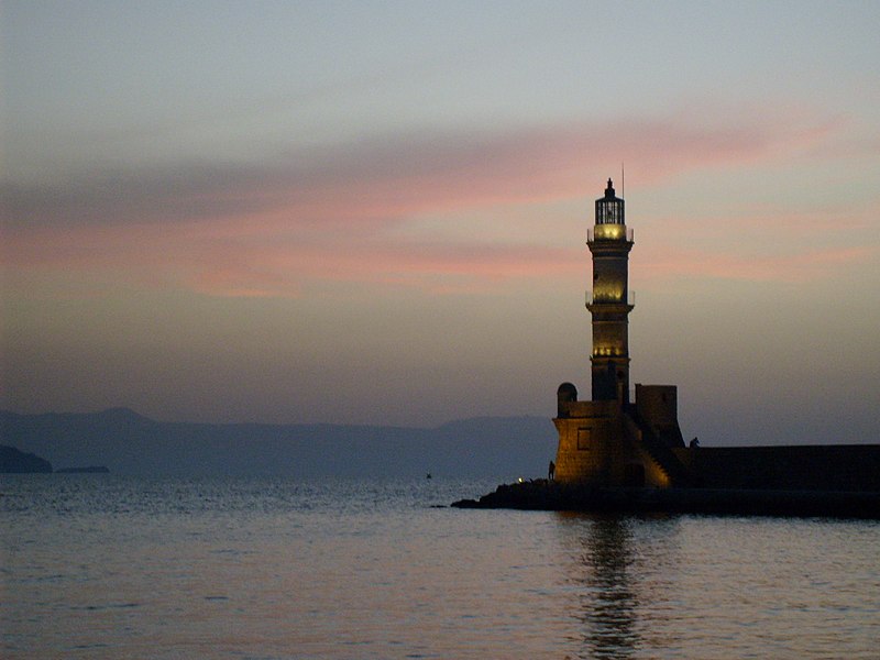 File:Lighthouse, Chania, Crete, Greece, 2009 - panoramio.jpg